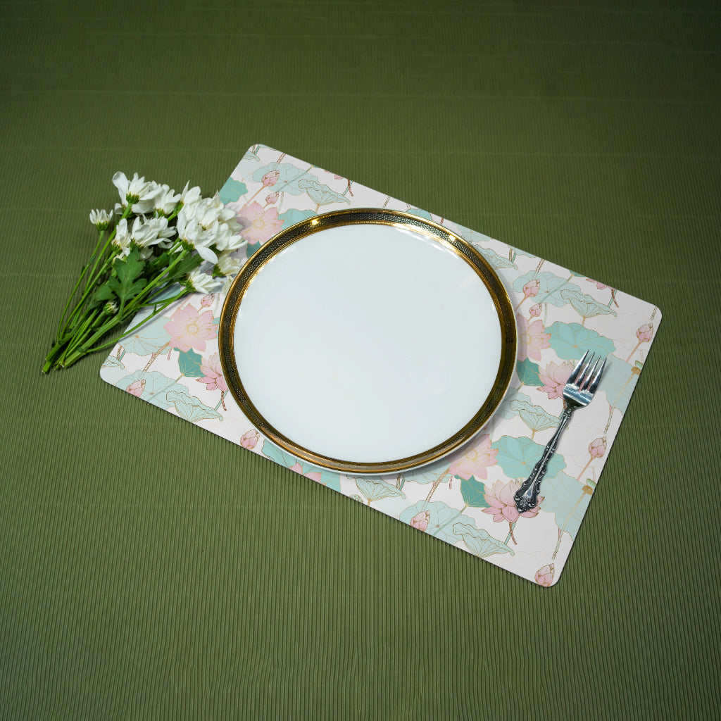 Divine Lotus Table Placemats - Rectangle