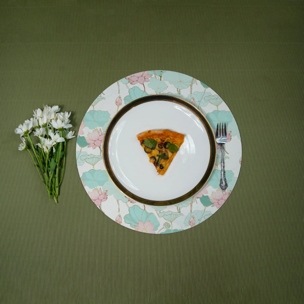Divine Lotus Table Placemats - Round