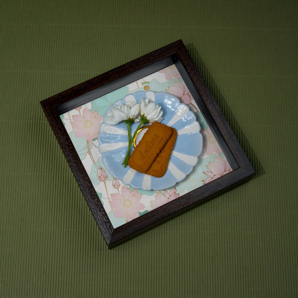 Divine Lotus Small Tray - Square