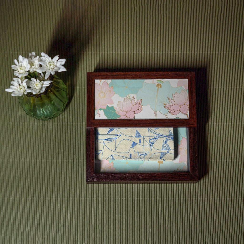 Divine Lotus Tissue Box