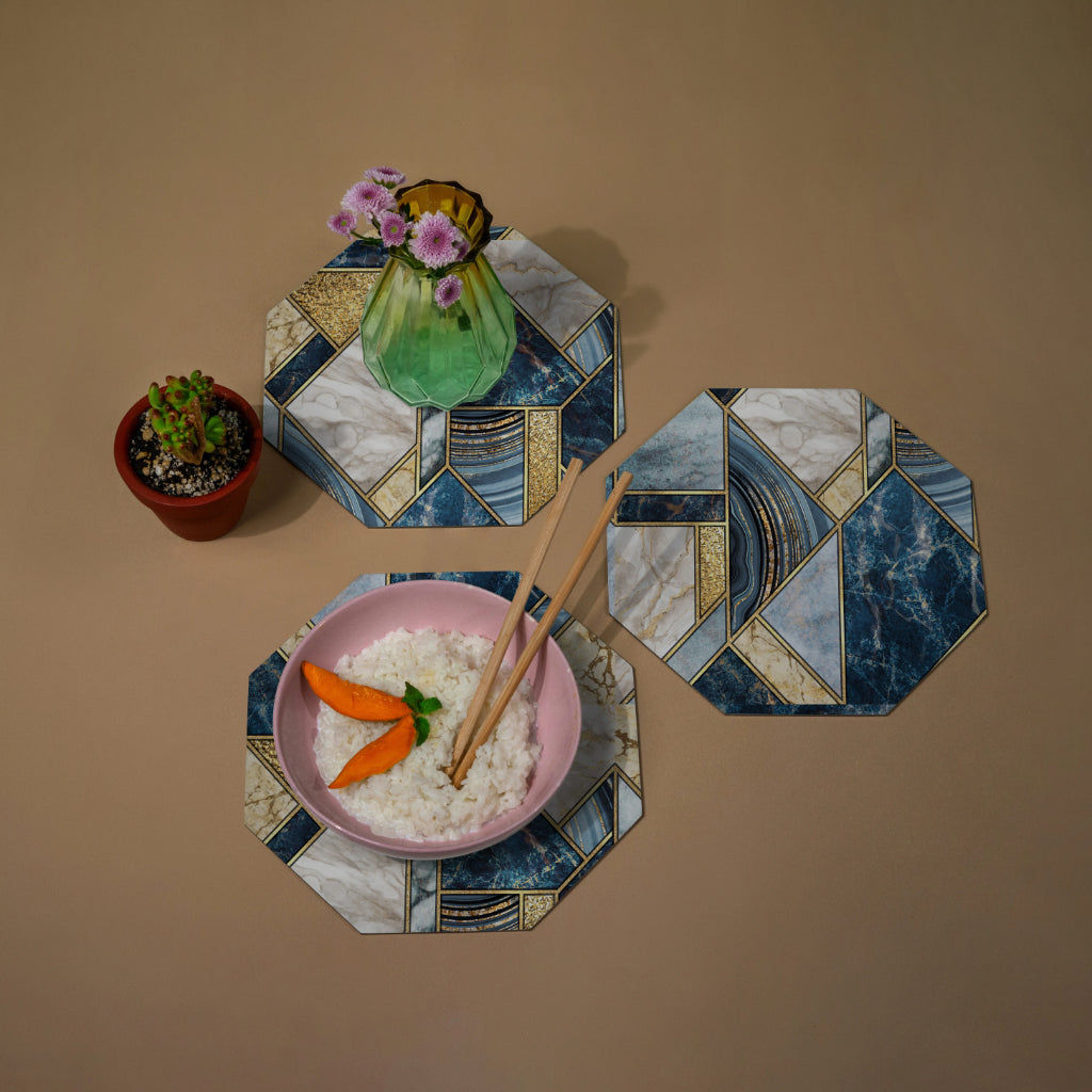 Firestone Blue Hot Plate Set