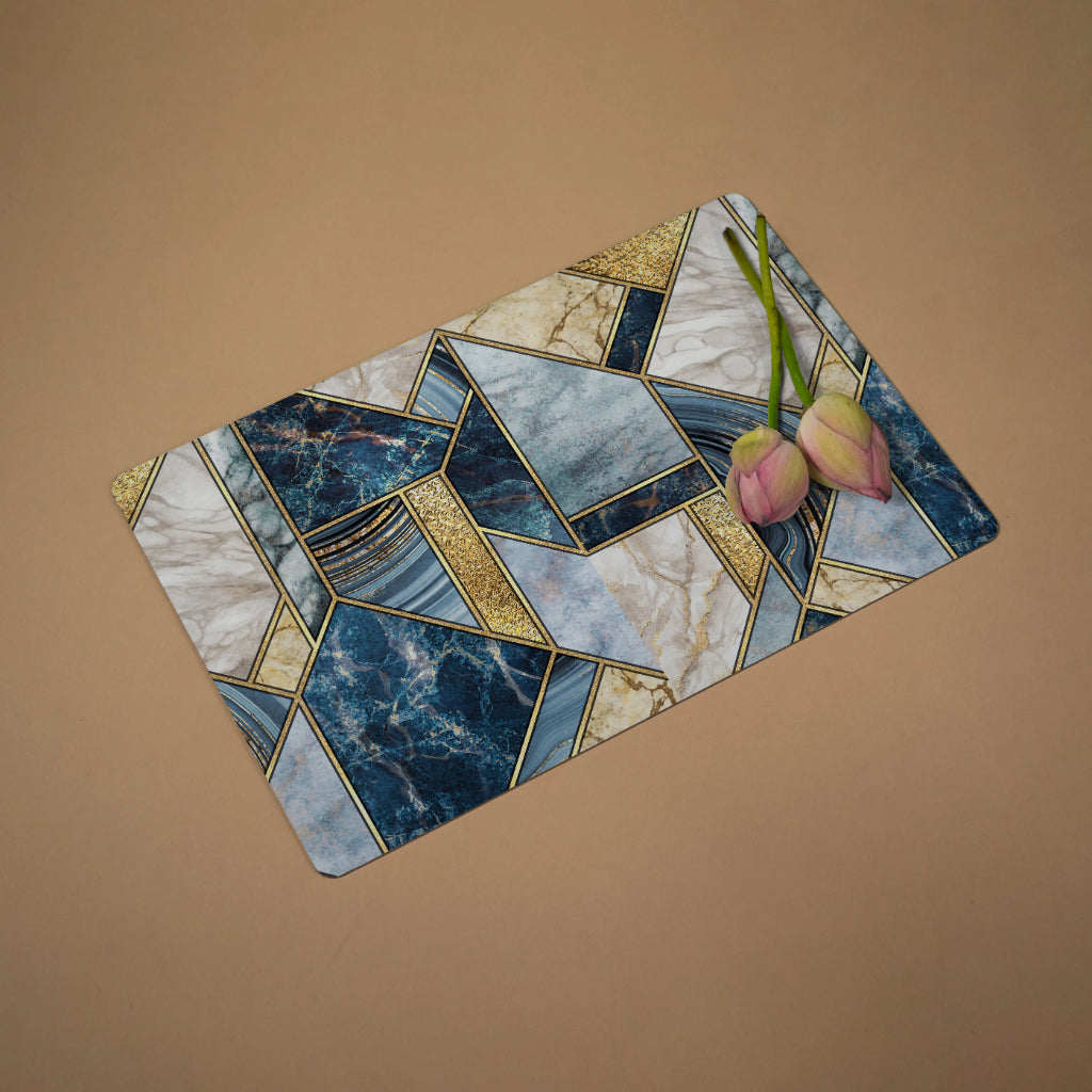 Firestone Blue Table Placemats - Rectangle