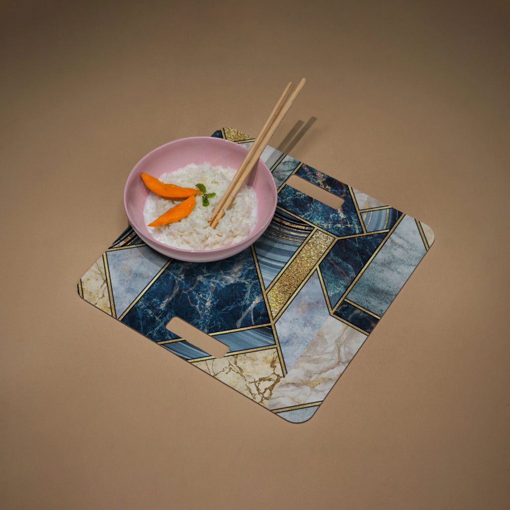 Firestone Blue Platter Set