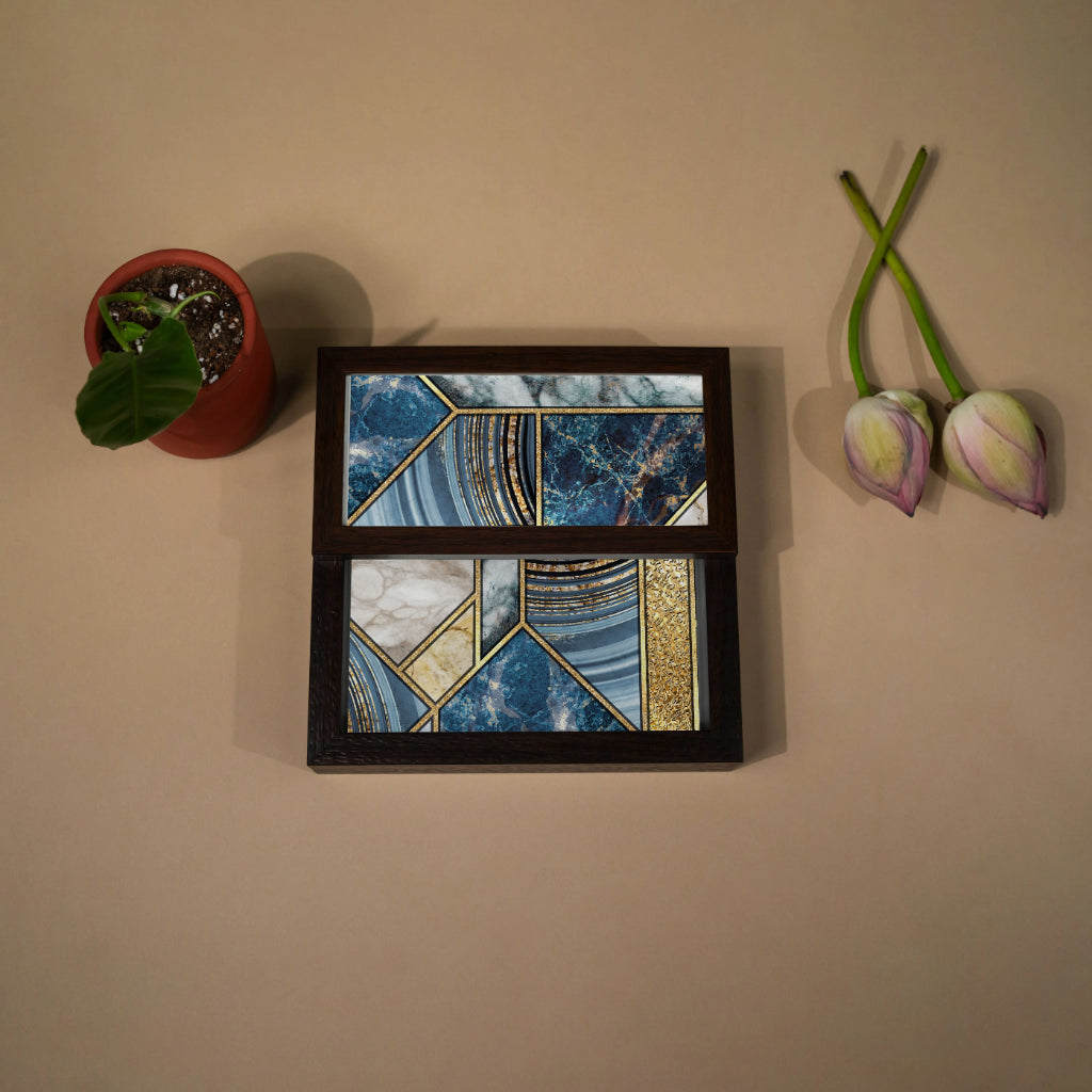 Firestone Blue Tissue Box