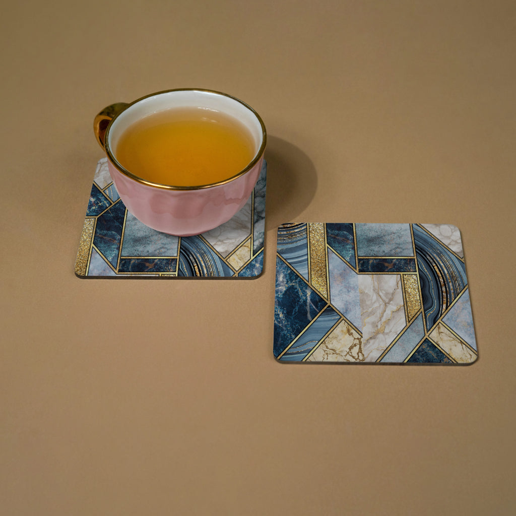 Firestone Blue Coasters - Square