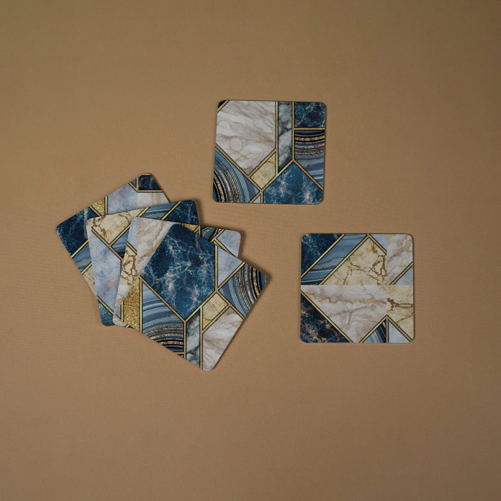 Firestone Blue Coasters - Square