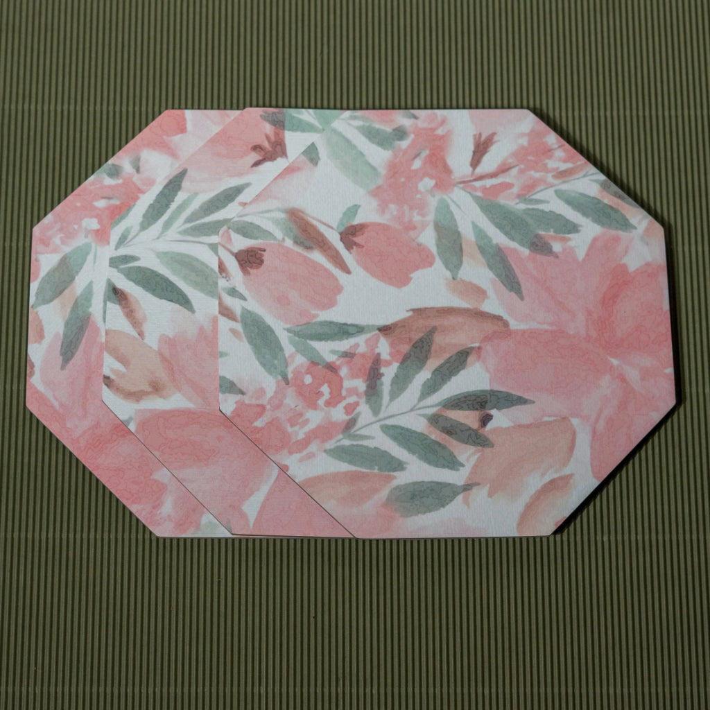 French Rose Hot Plate Set