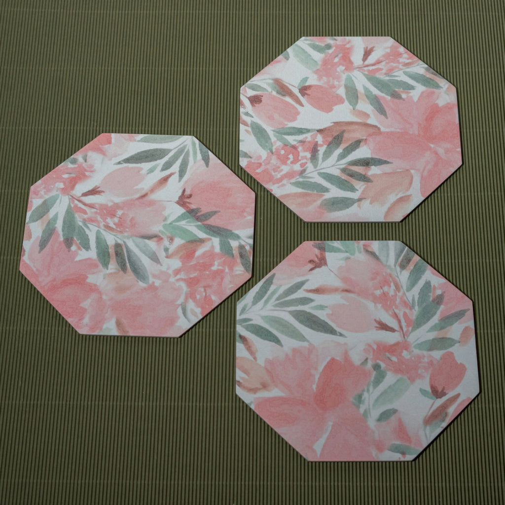 French Rose Hot Plate Set