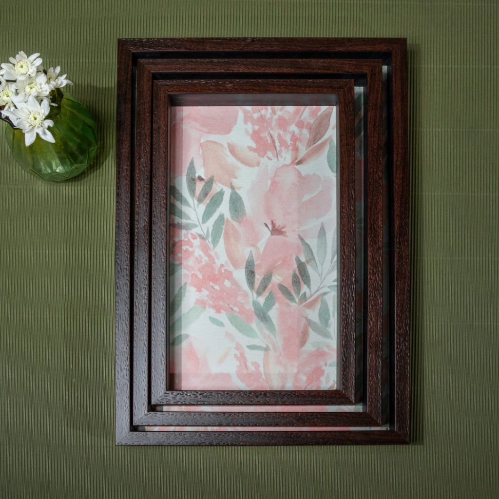 French Rose Tray Set - Rectangle