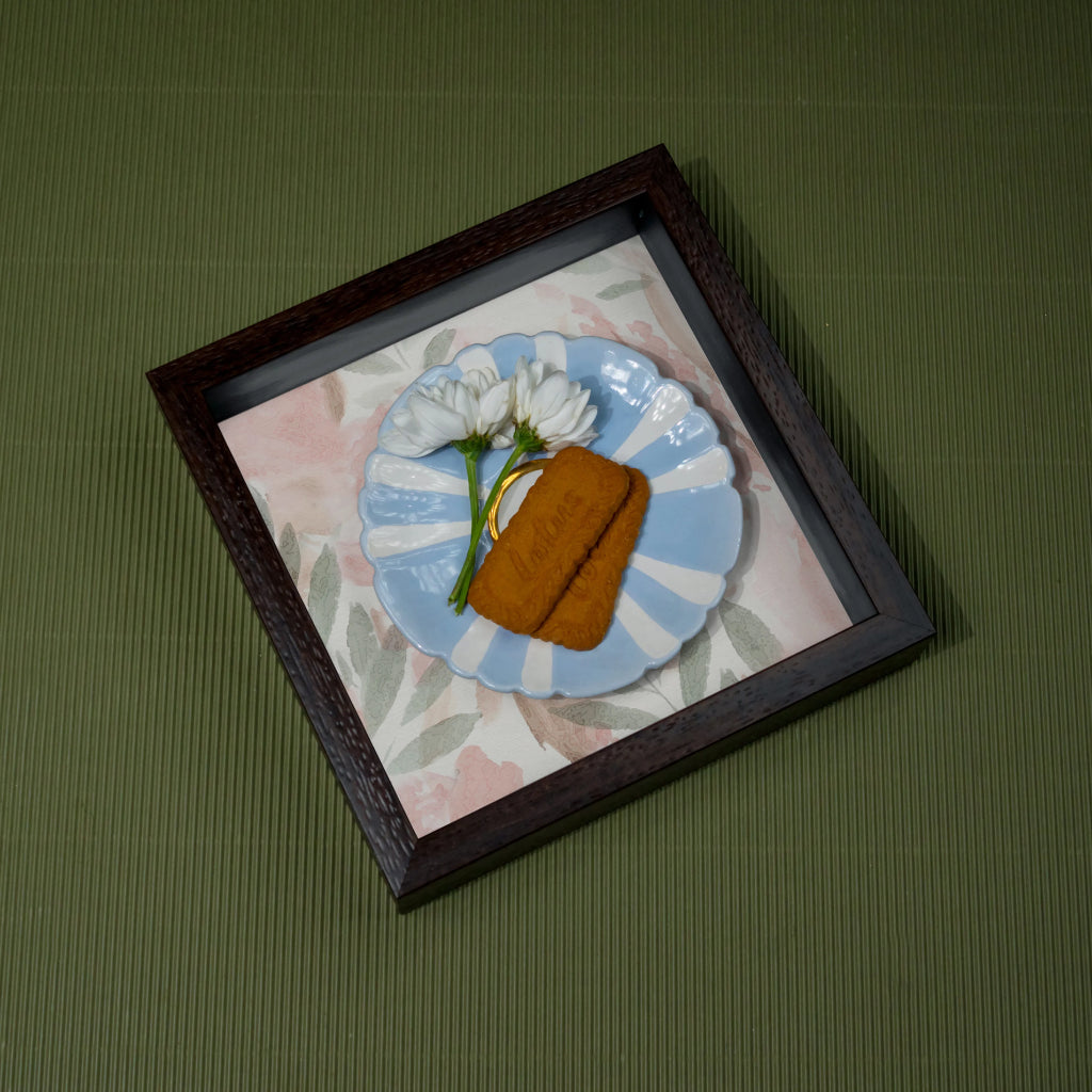 French Rose Small Tray - Square