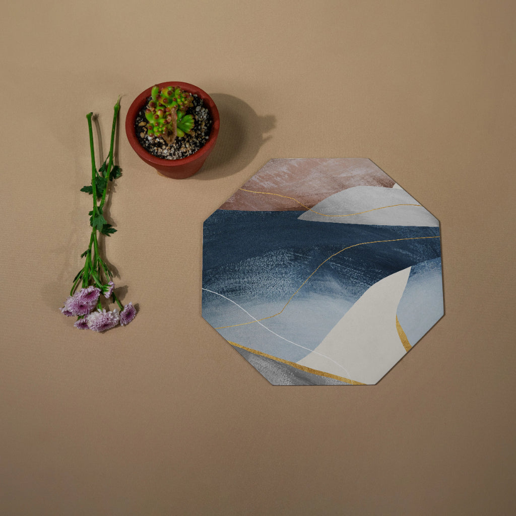 Golden Edge Hot Plate Set