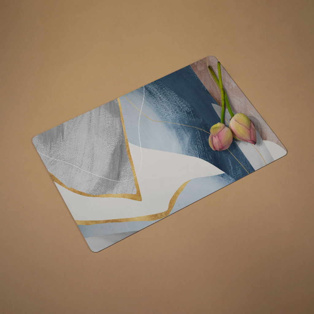 Golden Edge Table Placemats - Rectangle