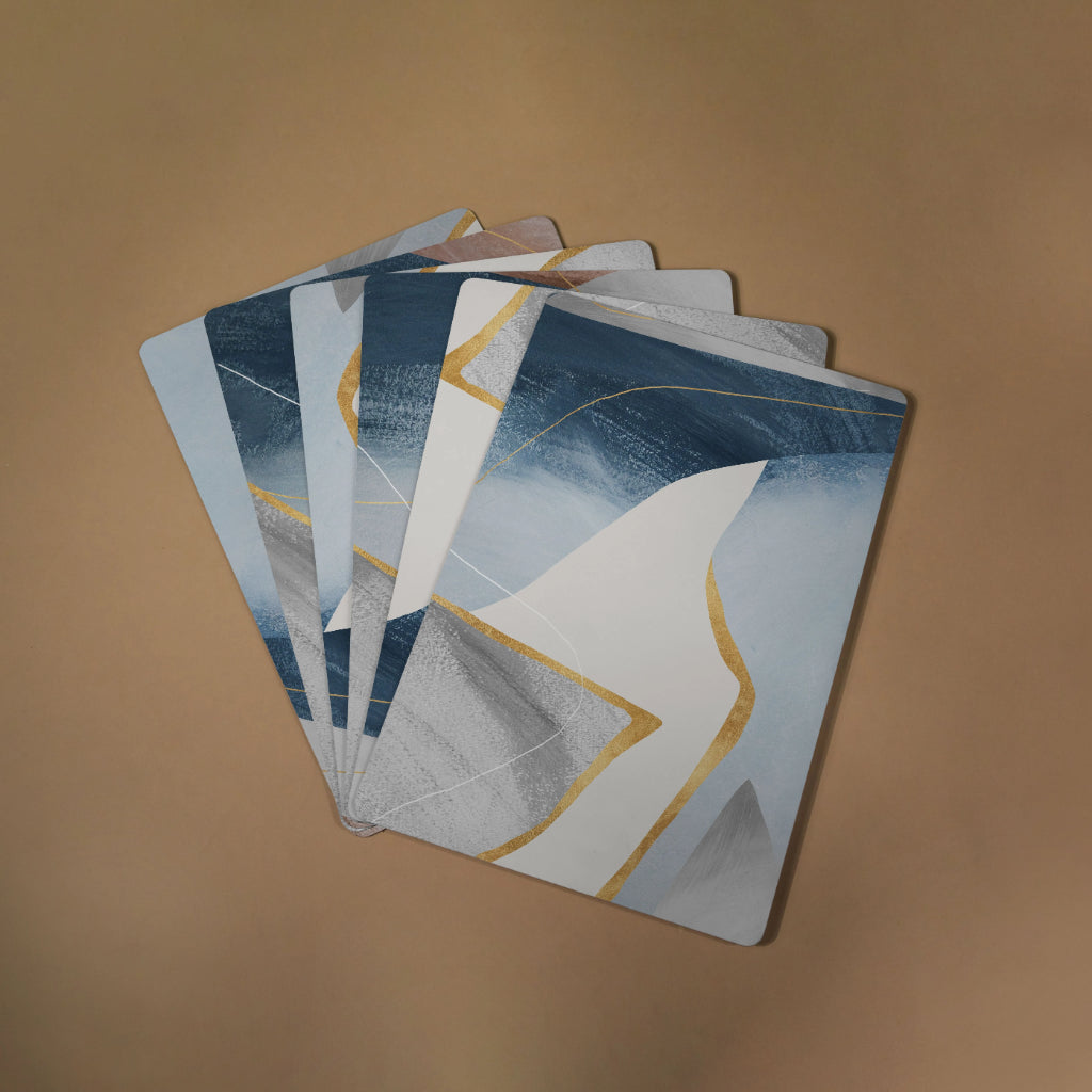 Golden Edge Table Placemats - Rectangle