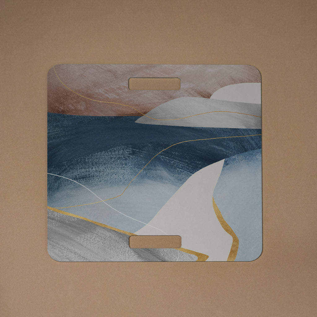 Golden Edge Platter Set