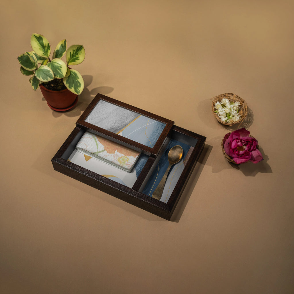 Golden Edge Tissue Box - XL