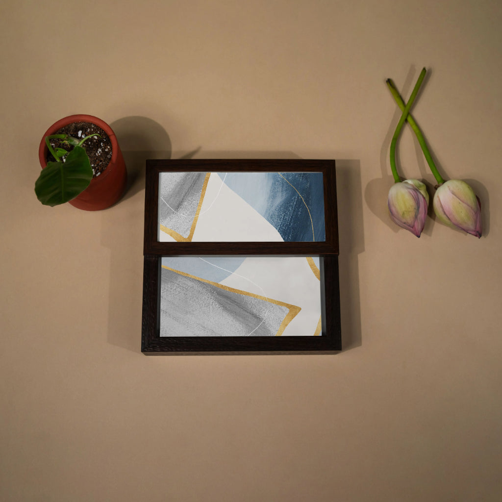 Golden Edge Tissue Box