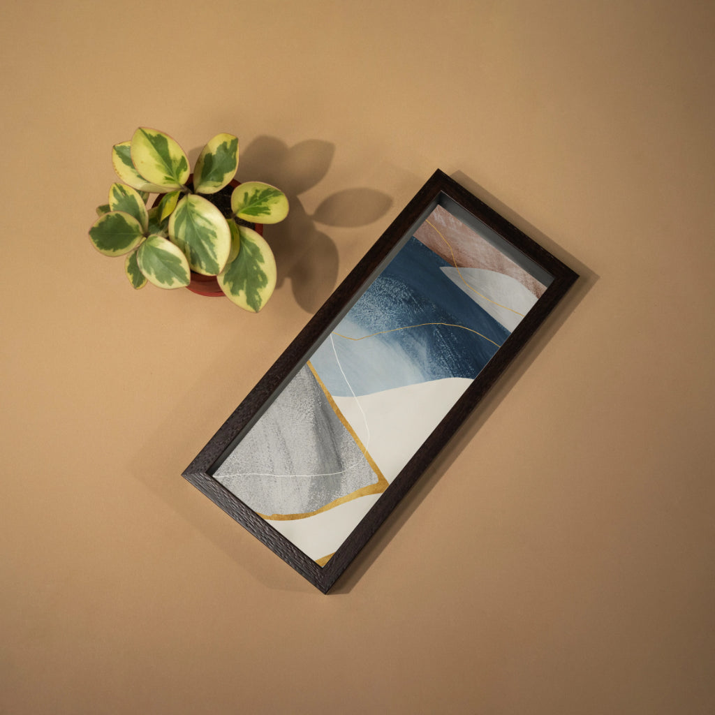 Golden Edge Tray - Rectangular