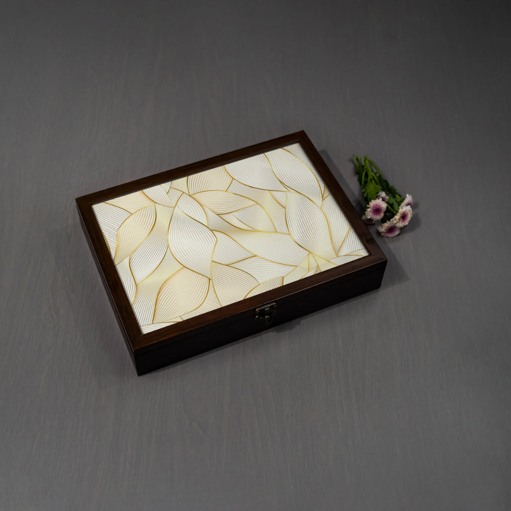 Golden Leaves Utility Box