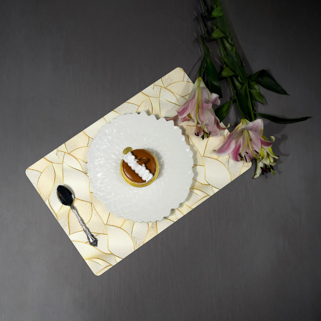 Golden Leaves Table Placemats - Rectangle