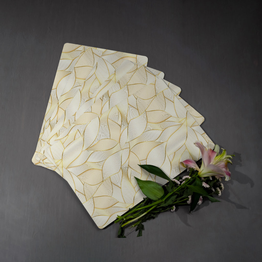 Golden Leaves Table Placemats - Rectangle