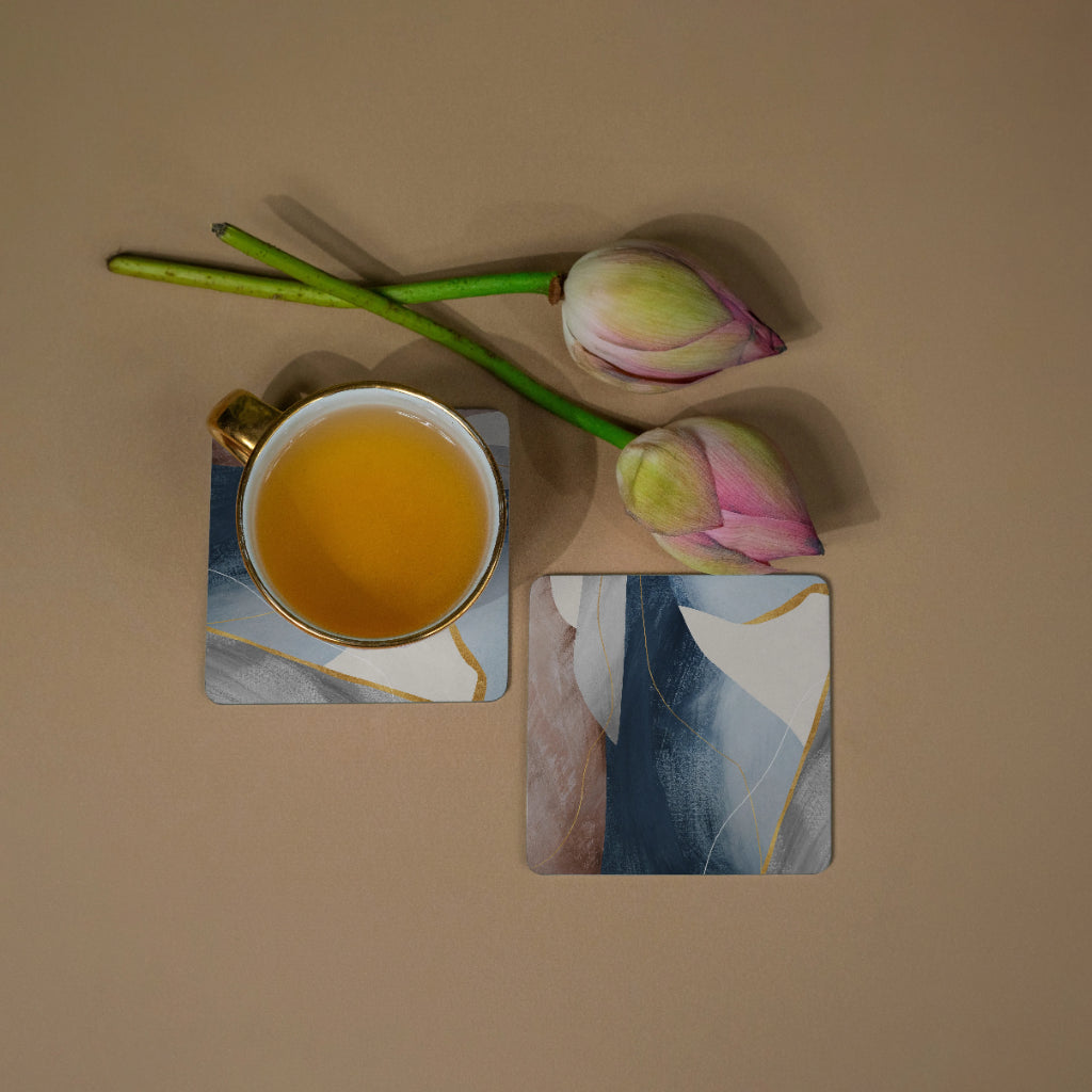 Golden Edge Coasters - Square