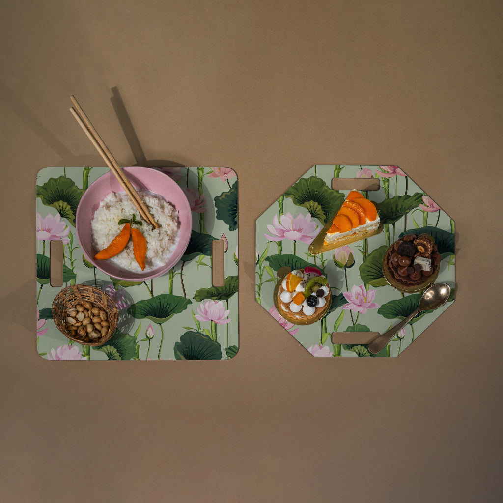 Green Ochard Platter Set