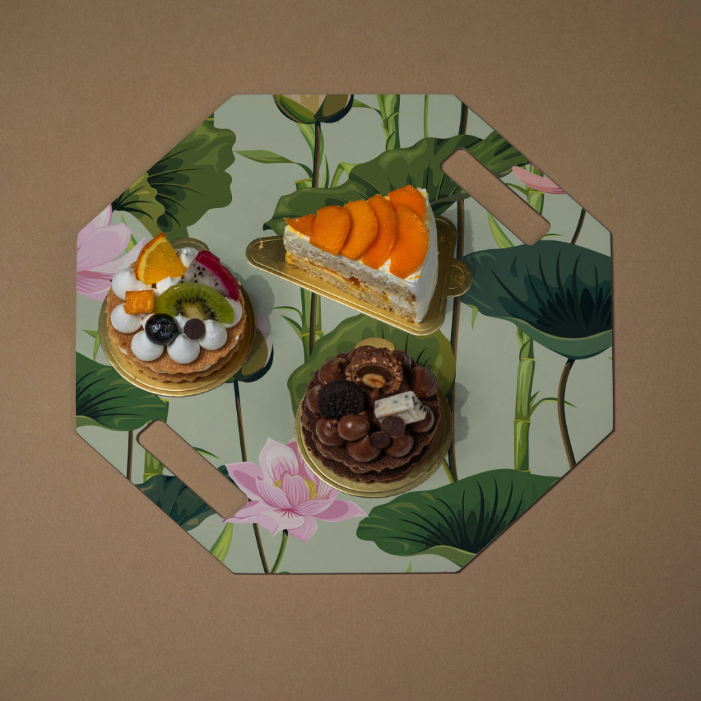 Green Ochard Platter Set