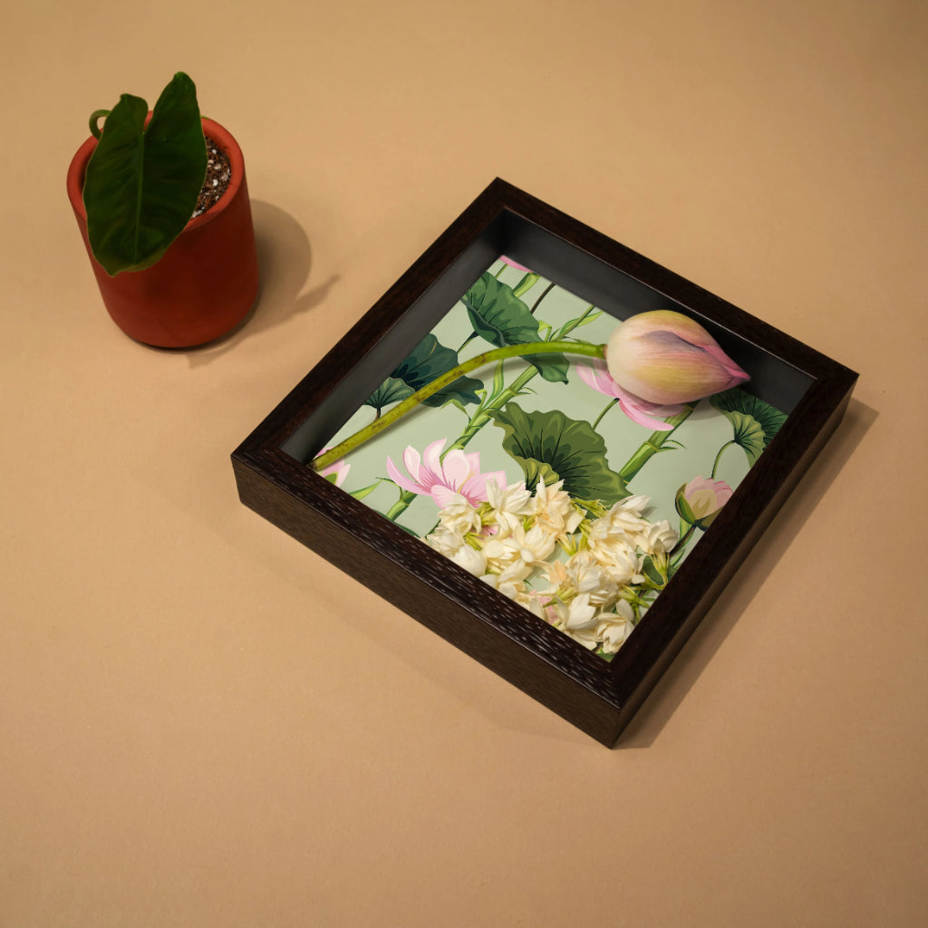 Green Ochard Small Tray - Square