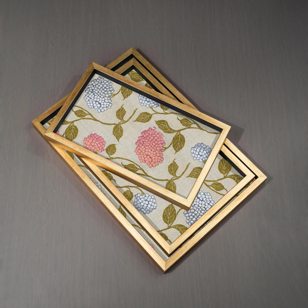 Gulmohar Tray Set - Rectangle
