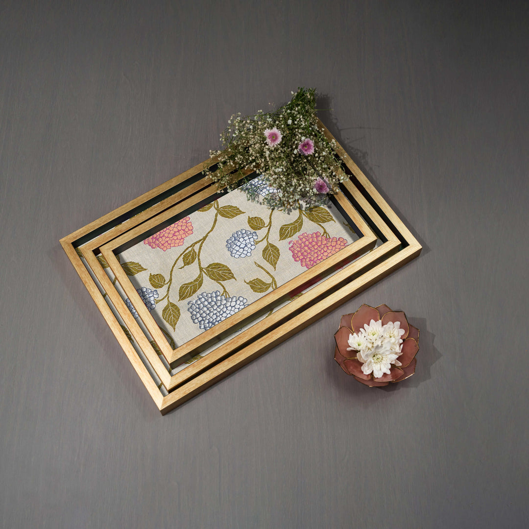 Gulmohar Tray Set - Rectangle