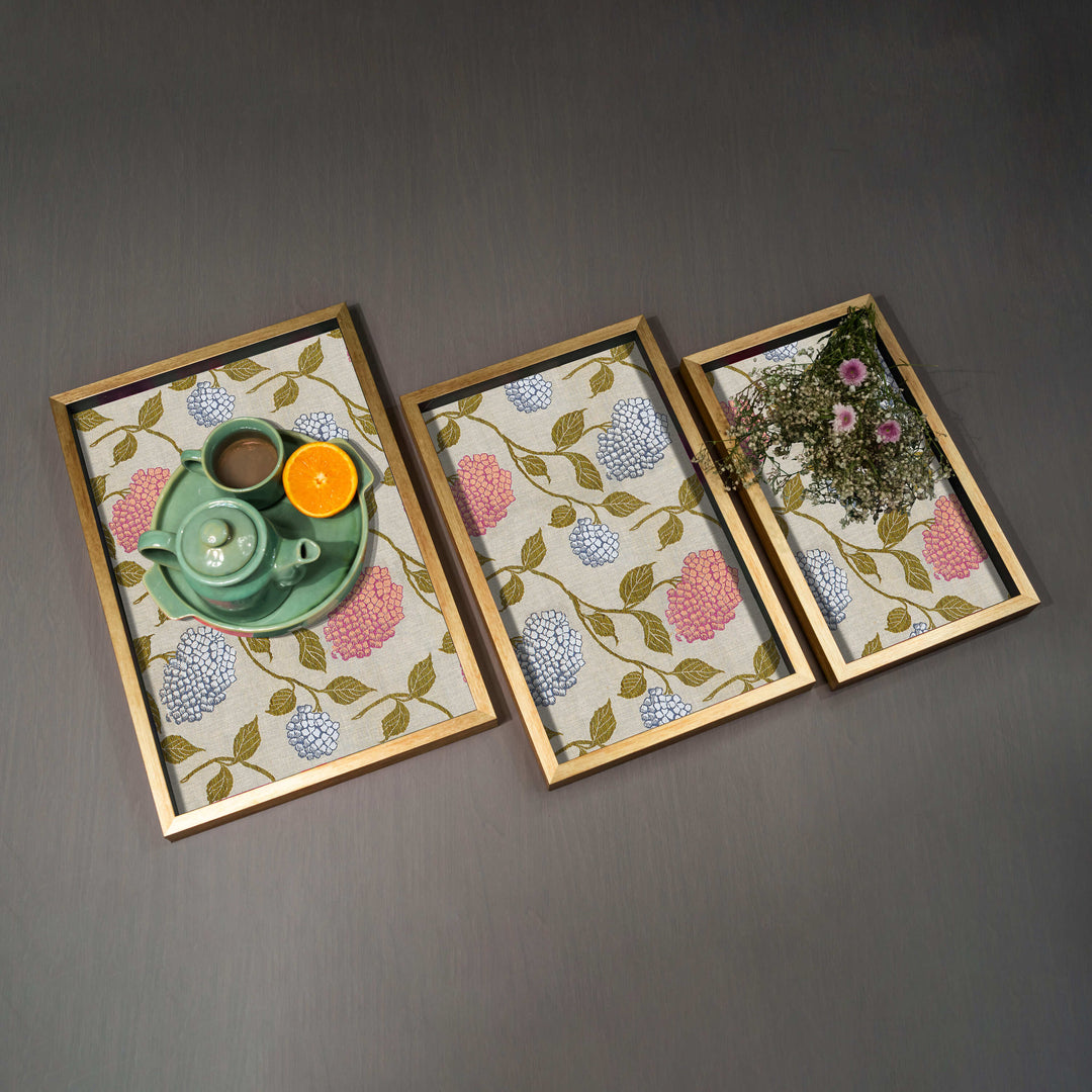 Gulmohar Tray Set - Rectangle