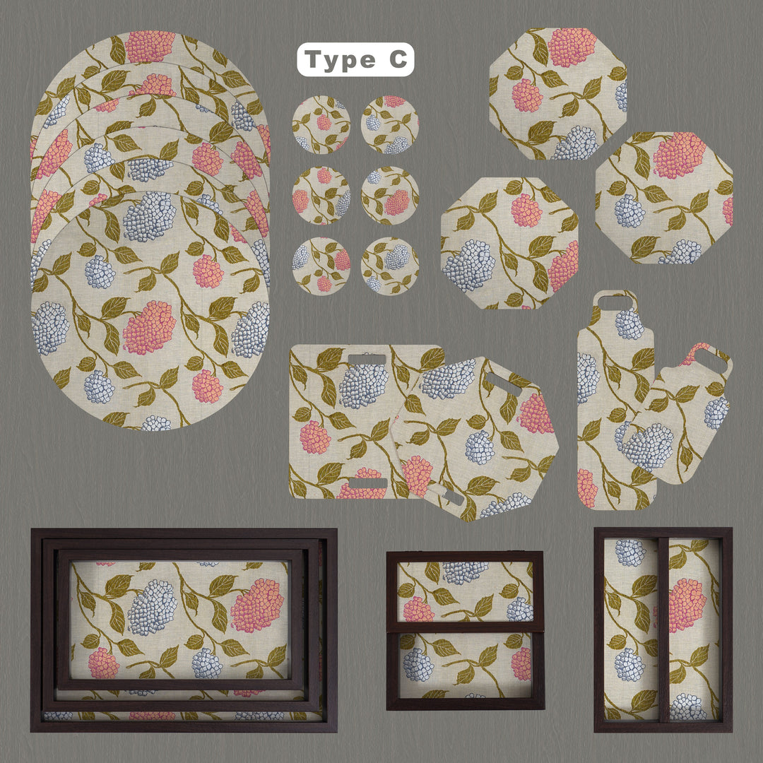 24 Pieces Table-Serveware Set Gulmohar