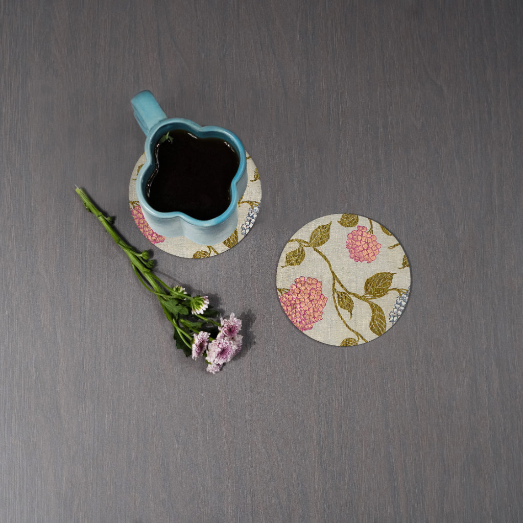 Gulmohar Coasters - Round