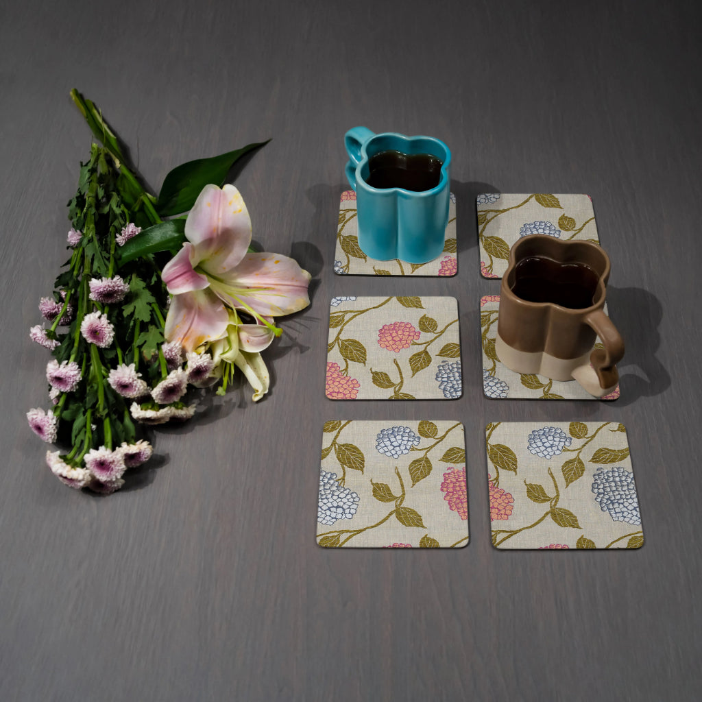 Gulmohar Coasters - Square