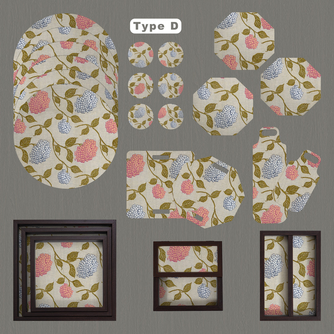 24 Pieces Table-Serveware Set Gulmohar