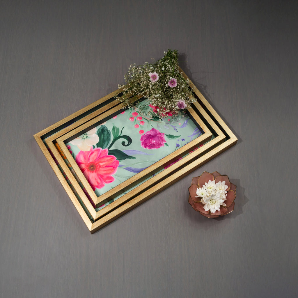Le Jardin Tray Set - Rectangle