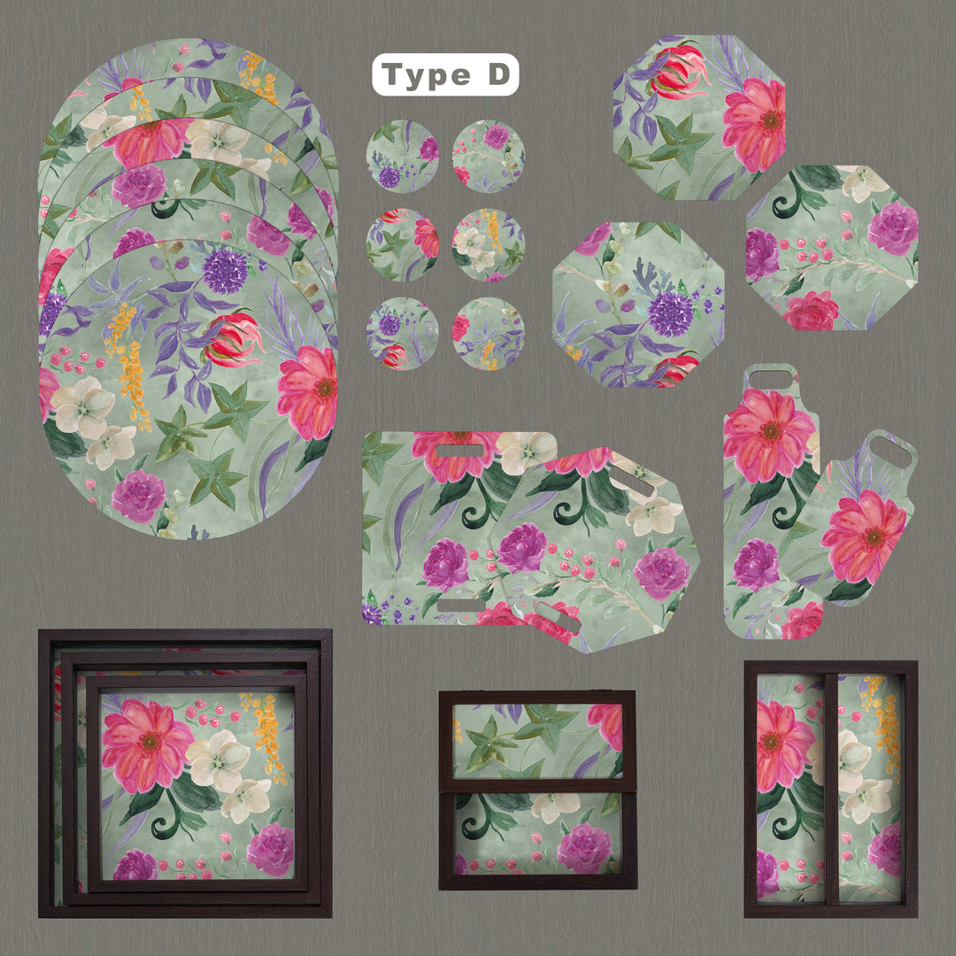 24 Pieces Table-Serveware Set Le Jardin