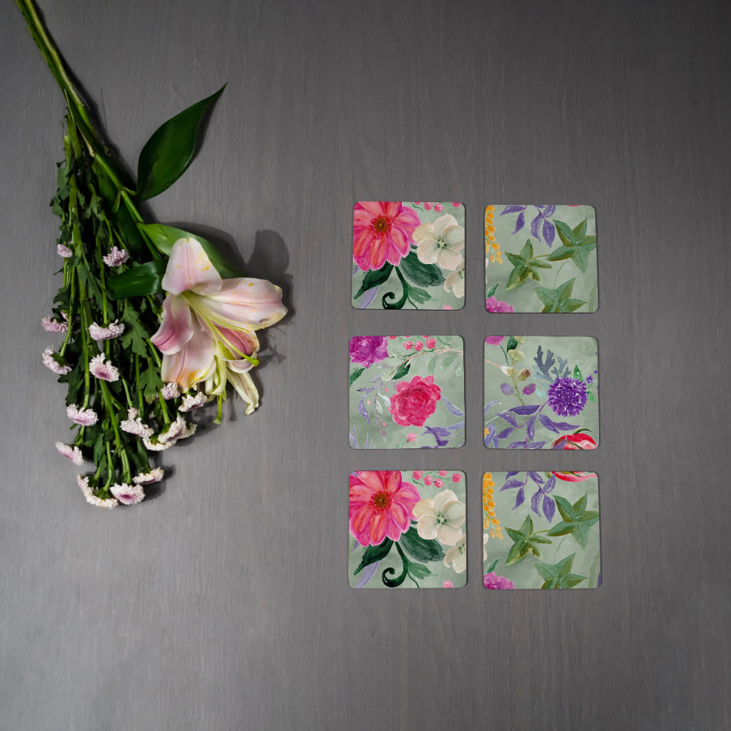 Le Jardin Coasters - Square