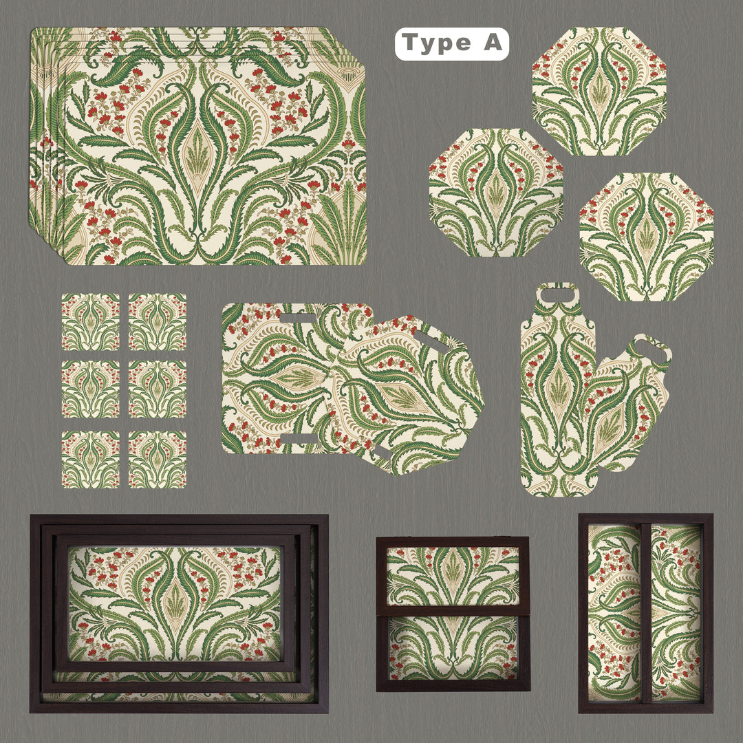 24 Pieces Table-Serveware Set Mughlai