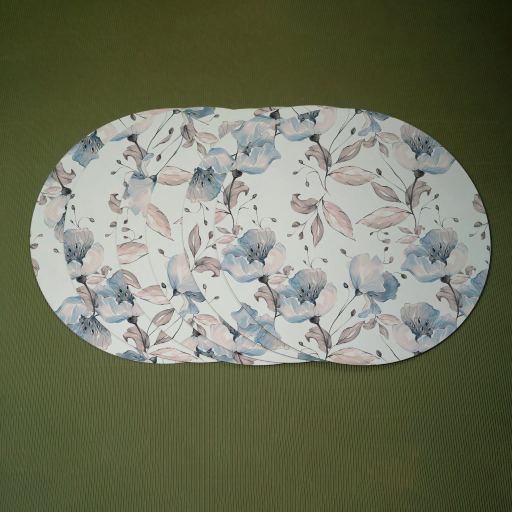 Poppy Day Table Placemats - Round