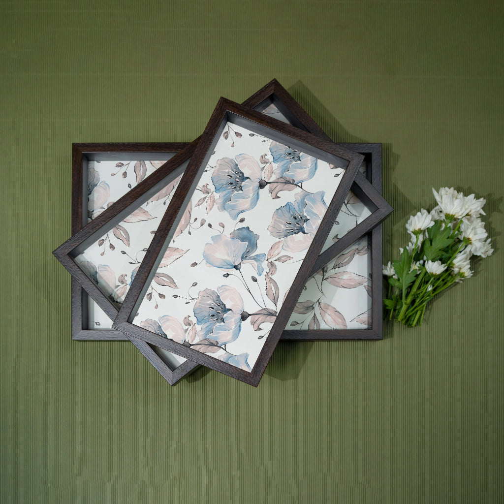 Poppy Day Tray Set - Rectangle