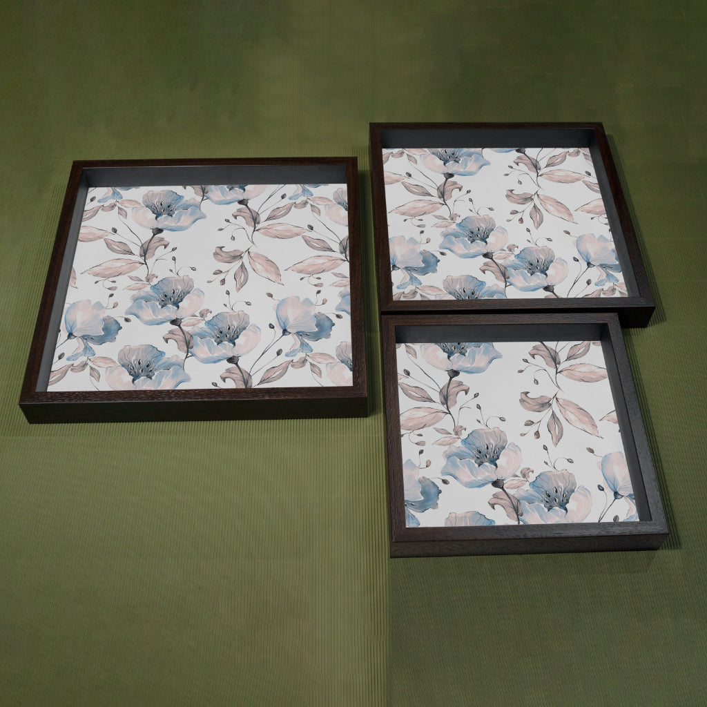 Poppy Day Tray Set - Square