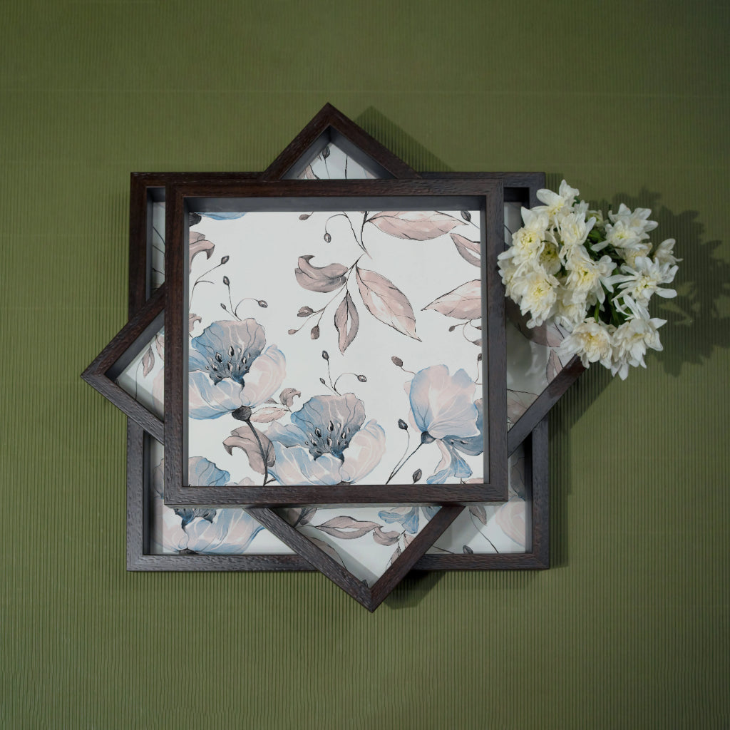 Poppy Day Tray Set - Square