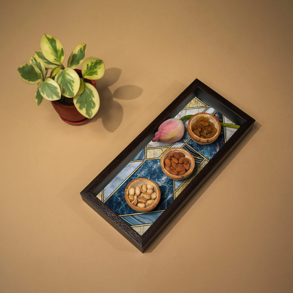 Firestone Blue Tray - Rectangular