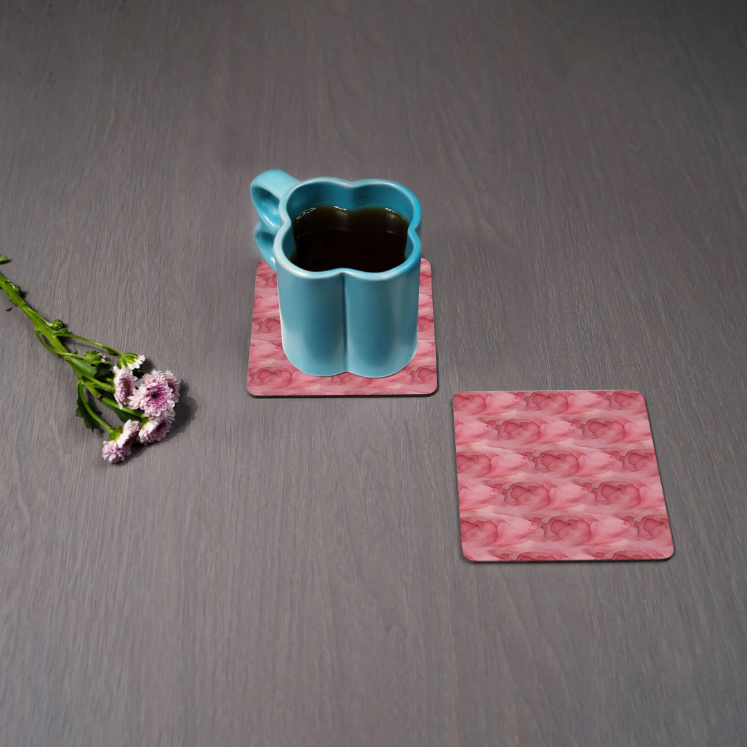 Shahi Gulab Coasters  - Square