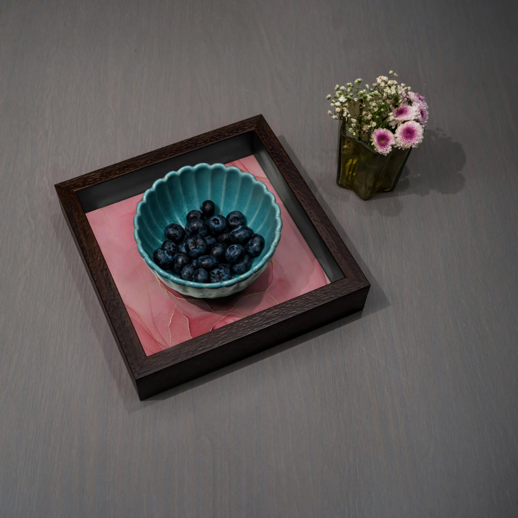 Shahi Gulab Small Tray - Square