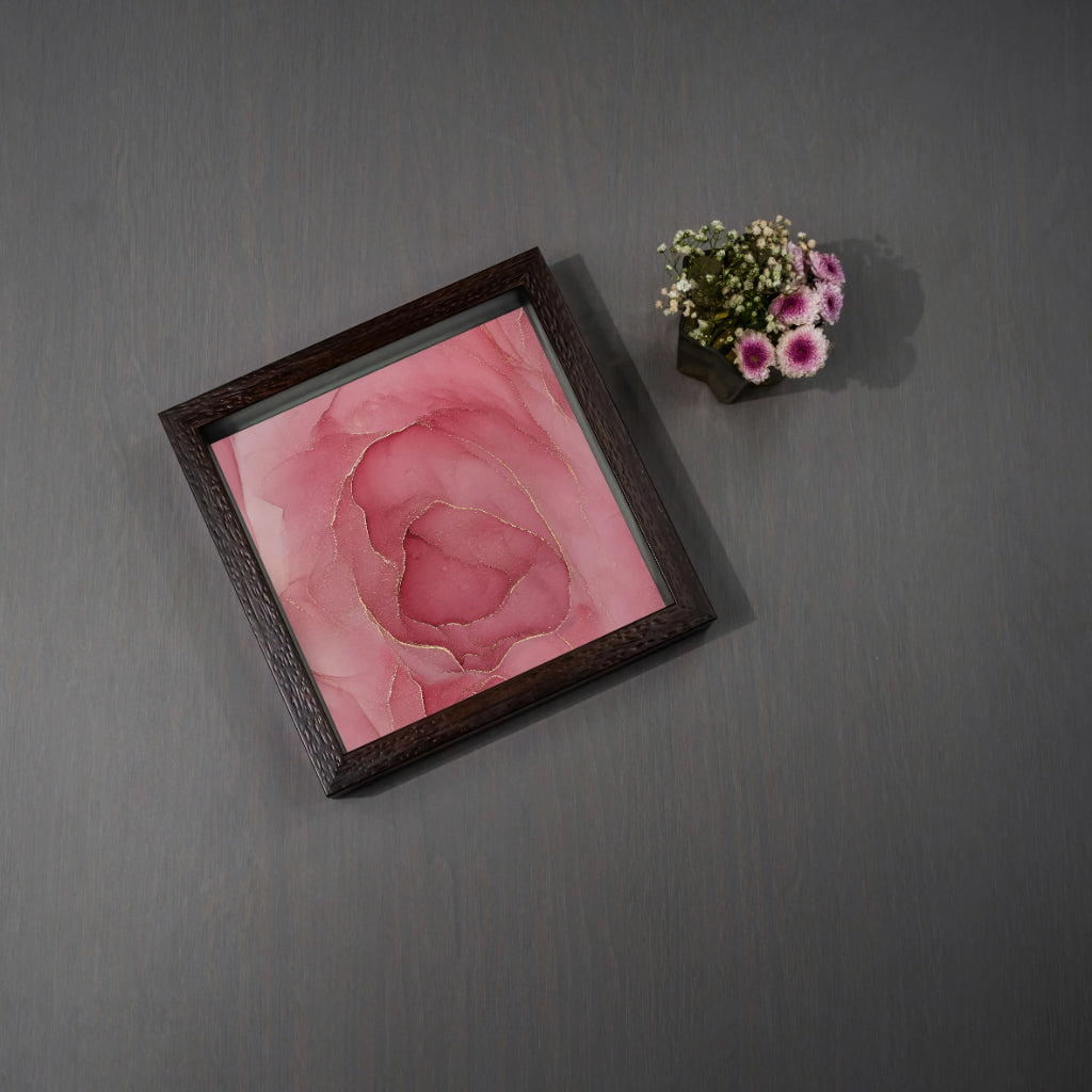 Shahi Gulab Small Tray - Square