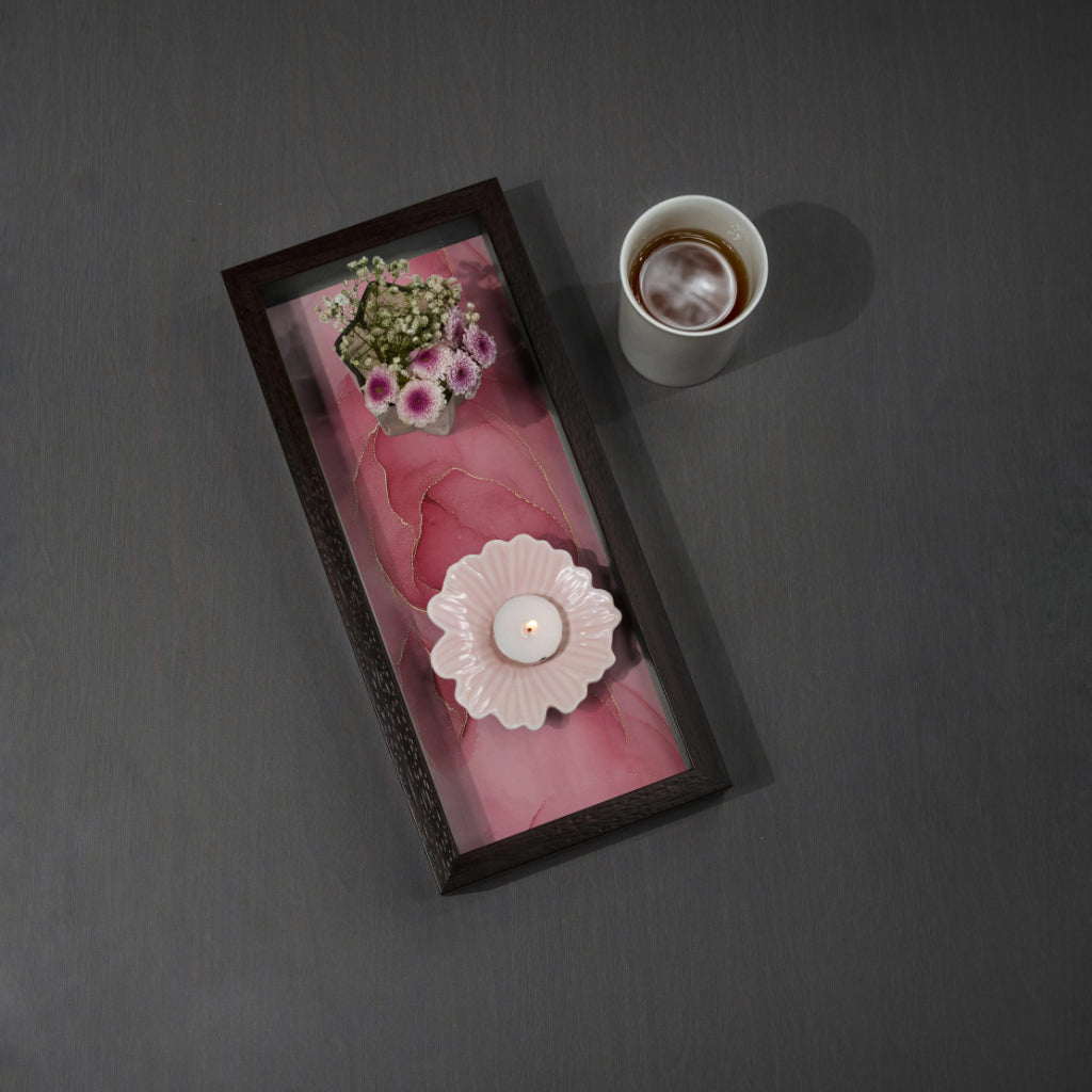 Shahi Gulab Tray - Rectangular