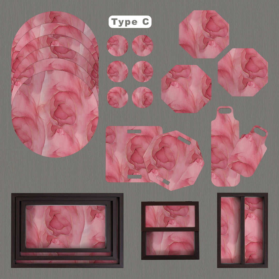 24 Pieces Table-Serveware Set Shahi Gulab