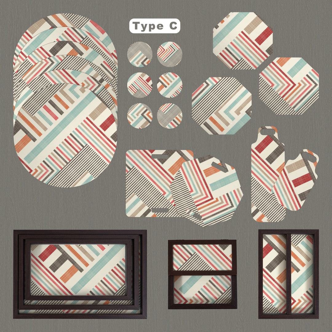 24 Pieces Table-Serveware Set Triometric